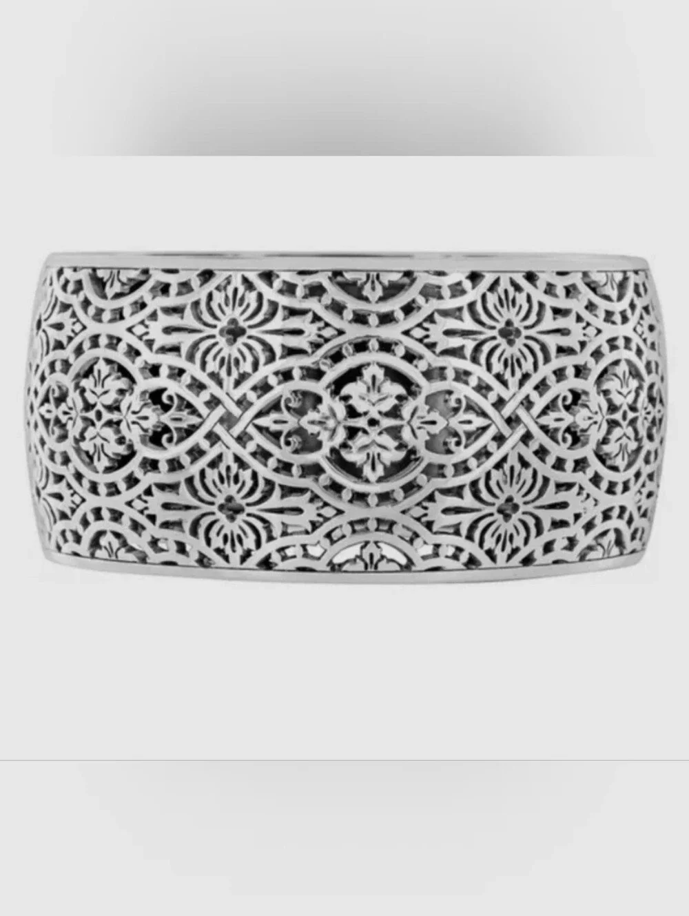 New Brighton Victorian Rose hinged bracelet bangle with 635 crystals $198